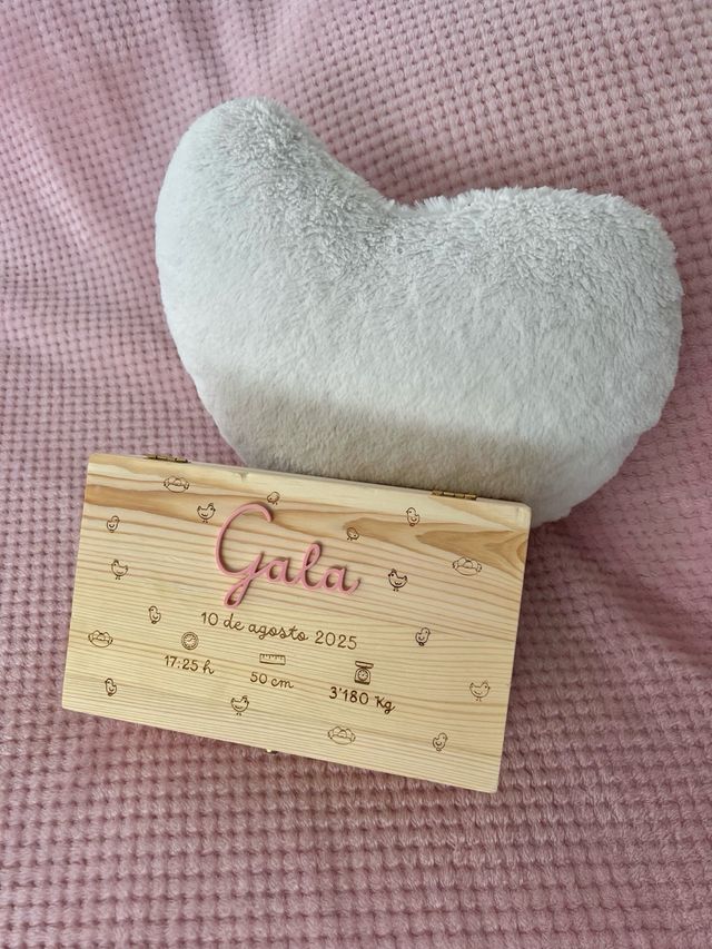 Caja recuerdos bebé personalizada