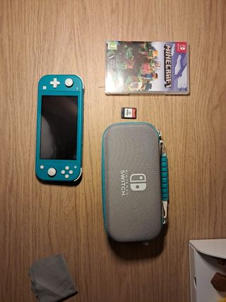 Nintendo Switch Lite Azul + Minecraft