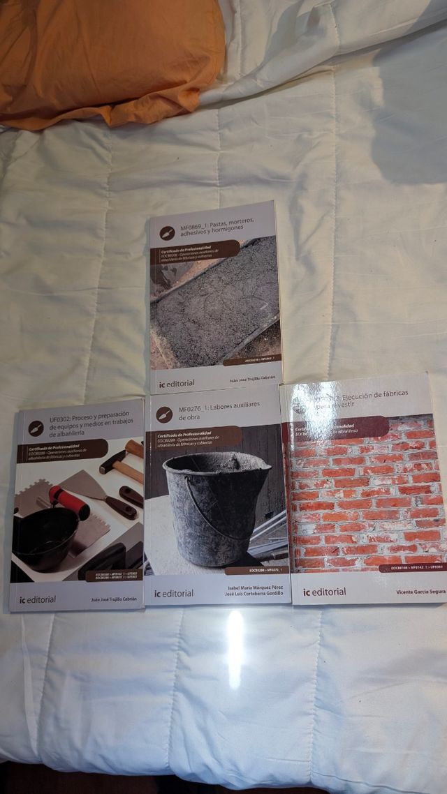 Operaciones auxiliares de albañilería de fábricas 