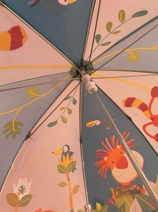 Paraguas infantil con dibujos de animales