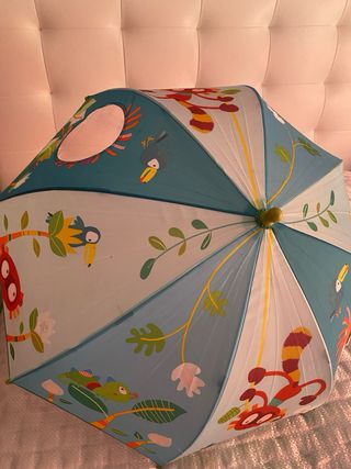 Paraguas infantil con dibujos de animales