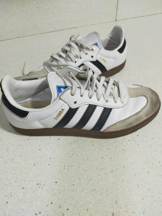 Zapatillas Adidas Samba Blancas y Negras