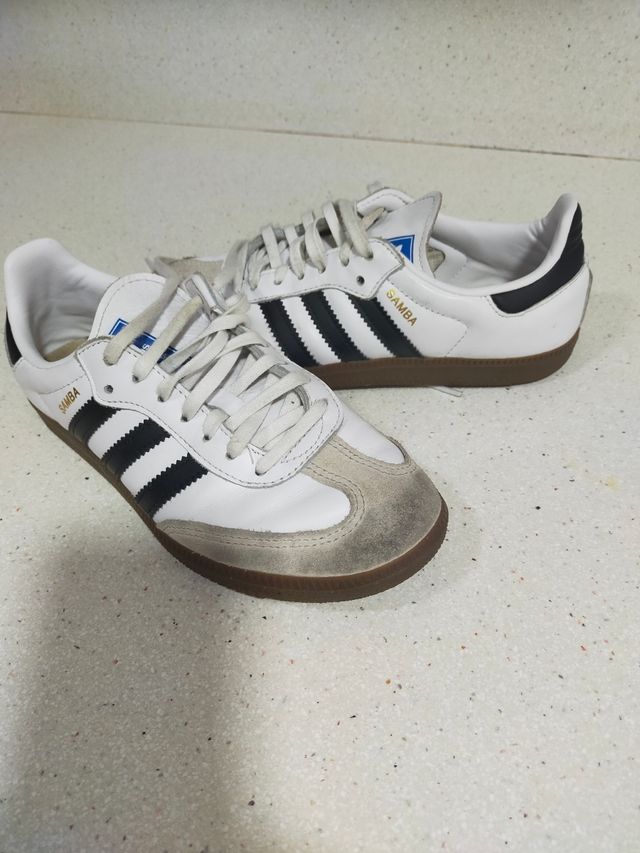 Zapatillas Adidas Samba Blancas y Negras