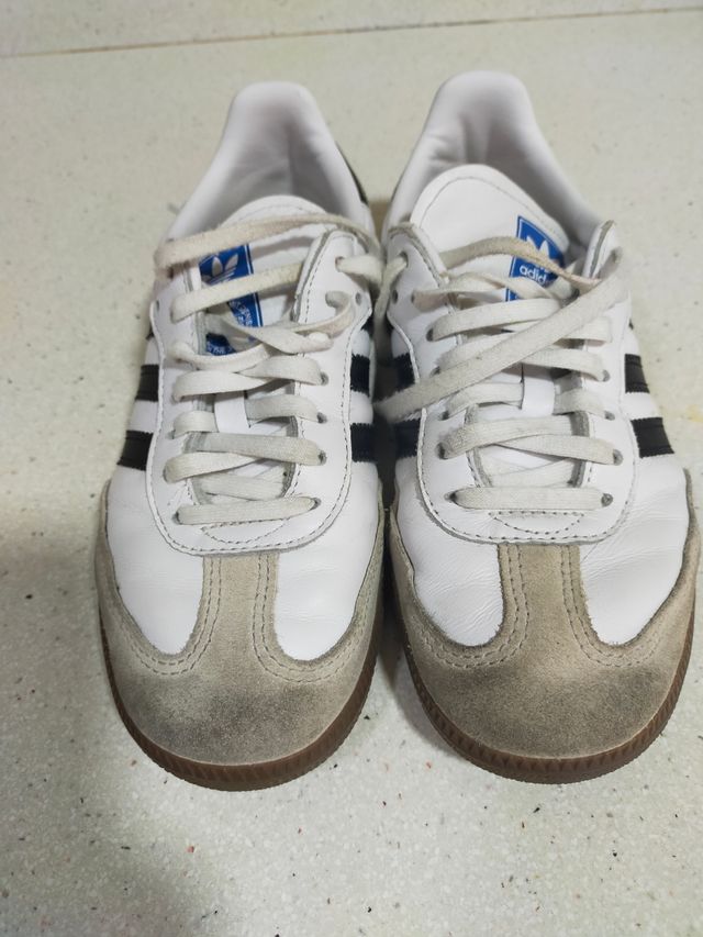 Zapatillas Adidas Samba Blancas y Negras