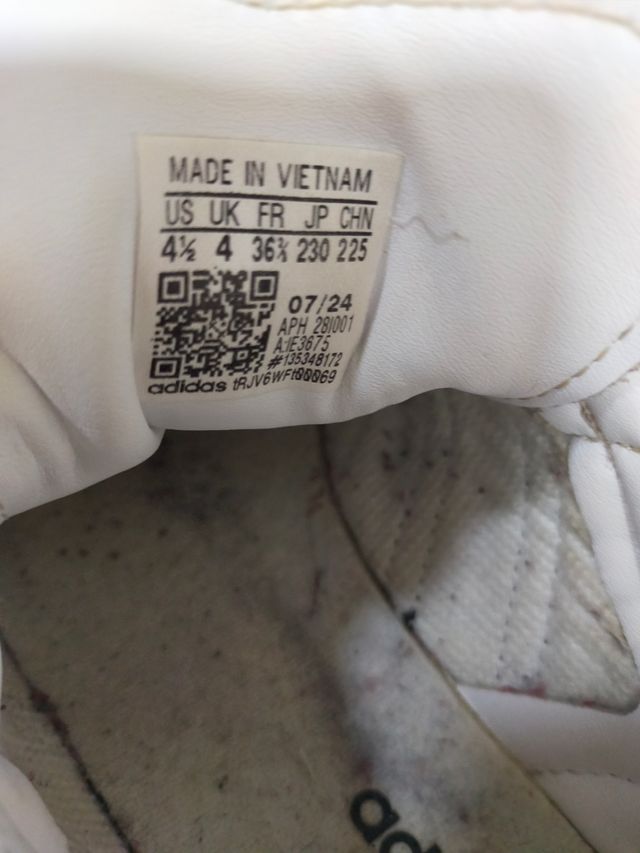 Zapatillas Adidas Samba Blancas y Negras