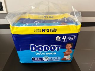 Dodot Bebé Seco Talla 4 (9-14kg) - 78 uds