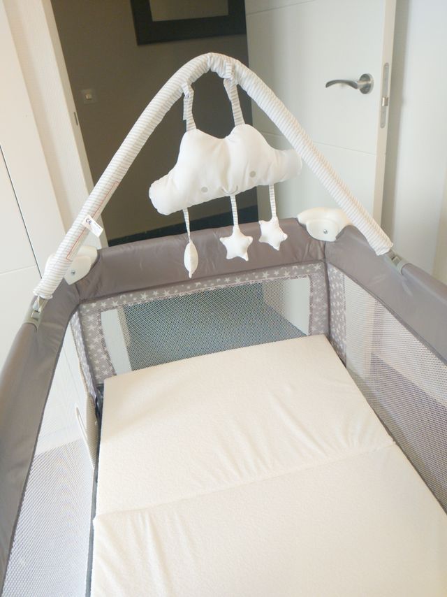 Colchón cuna viaje algodón