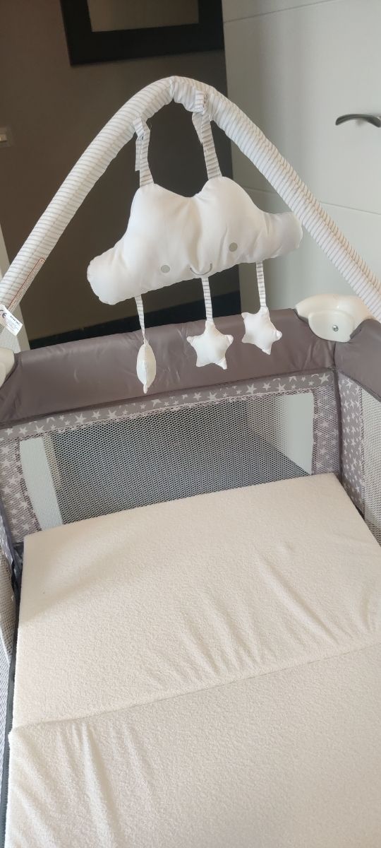 Colchón cuna viaje algodón