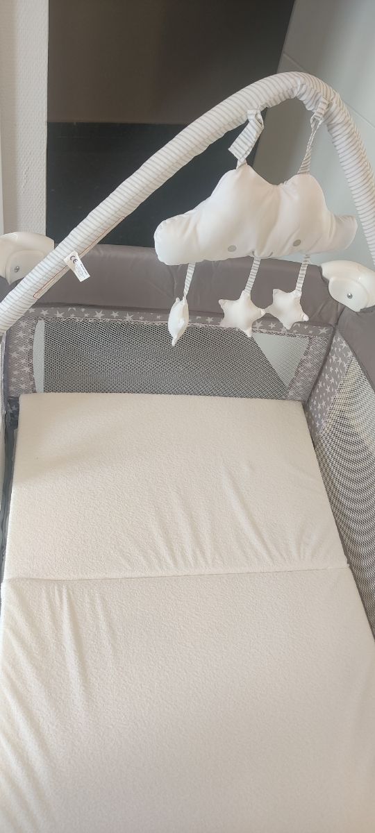 Colchón cuna viaje algodón