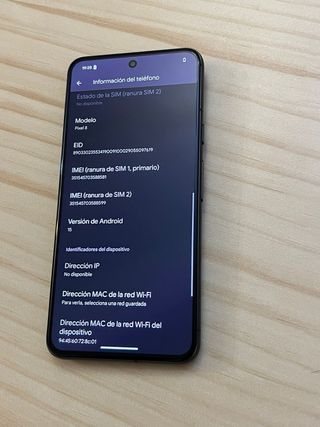 Google Pixel 8 5G 128GB . negro