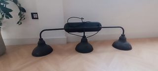 Lámpara de techo Ikea negra