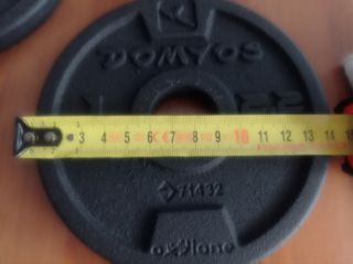 Discos de hierro Domyos 1kg
