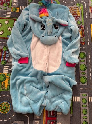 Disfraz Unicornio Azul Talla M