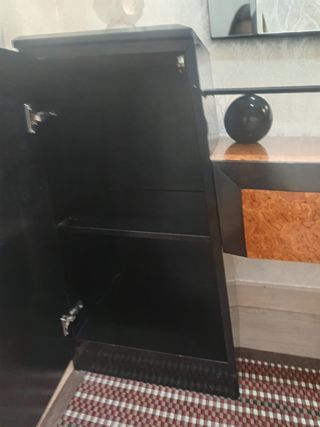 Mueble tocador de madera lacada