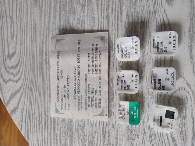 Lote piezas Rolex GMT Master