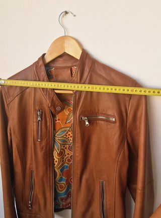 Giacca in pelle vintage Made in Italy