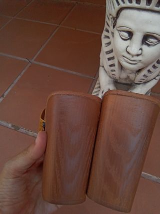 ZUECOS DE PLATAFORMA MARRONES 