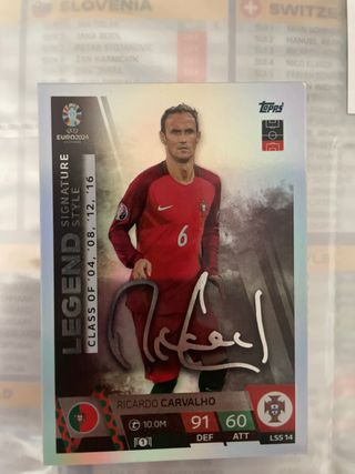 Ricardo Carvalho Legend Euro 2024 Topps