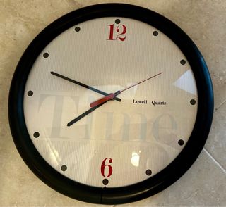 Orologio da parete vintage Lowell