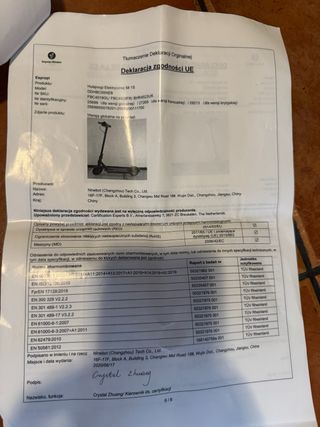 Patinete eléctrico Xiaomi 1S 