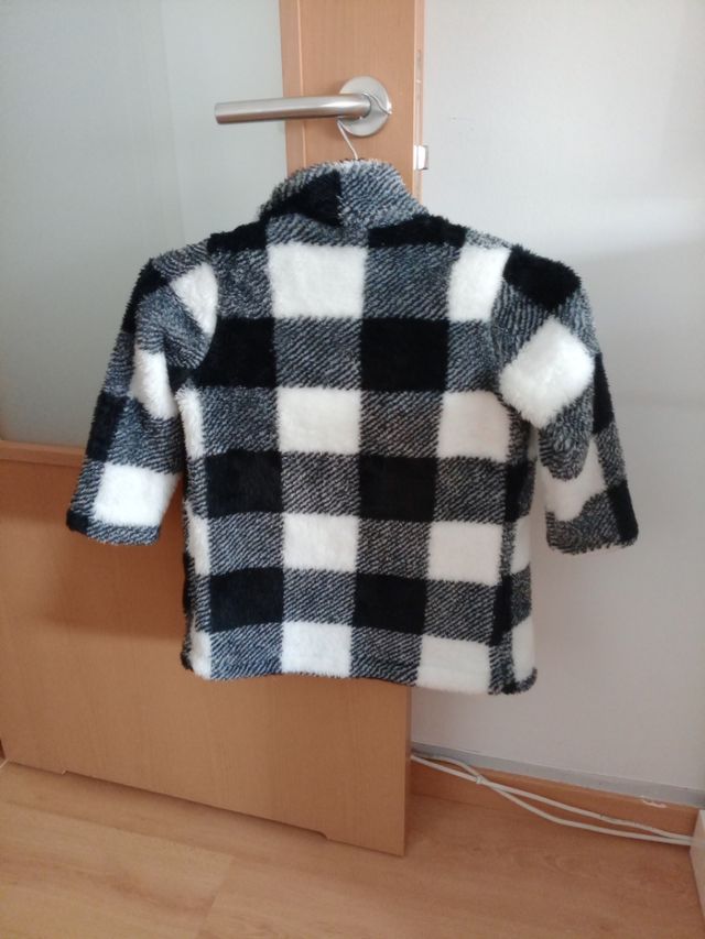 Abrigo cuadros t/5