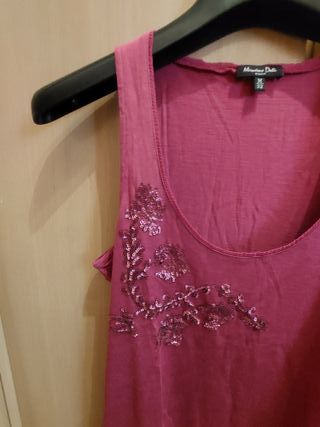 Top Massimo Dutti Fucsia Talla M