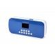 Altavoz Portátil Radio FM Lector TF Azul SPFM5