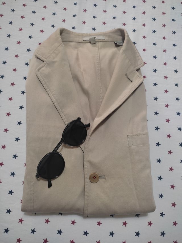 Chaqueta Beige Zara Hombre