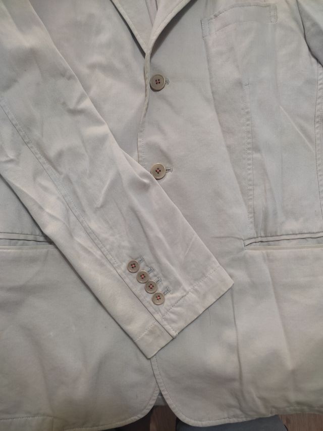 Chaqueta Beige Zara Hombre