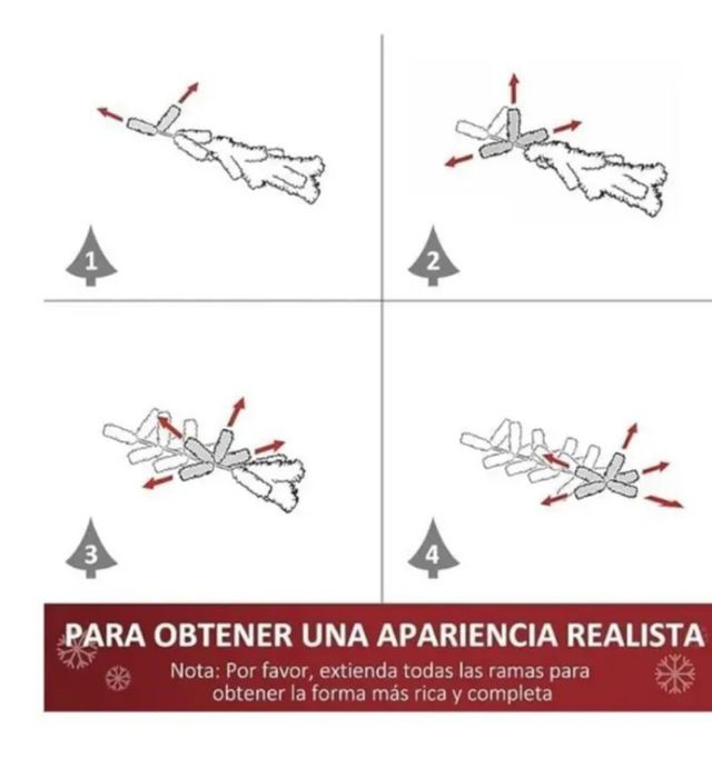 Árbol de Navidad 120 cm