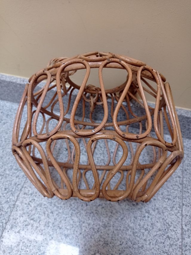 Lámpara colgante de bambú