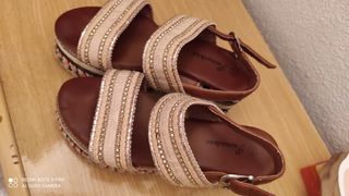 Sandalias Primadonna Beige/Marrón Talla 38