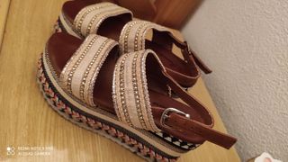 Sandalias Primadonna Beige/Marrón Talla 38