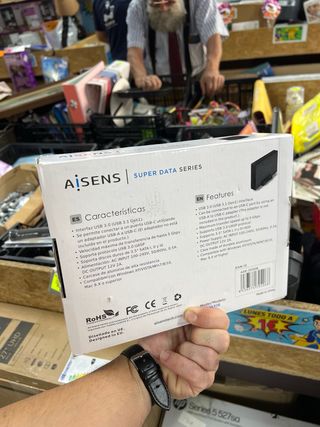 Caja Externa AISENS para Discos Duros 3.5