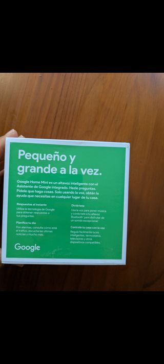 Google Home Mini Nuevo