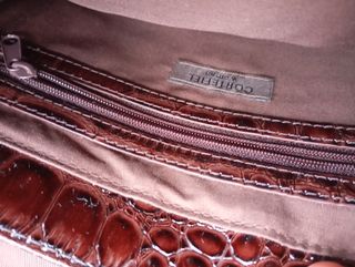 Bolso Cortefiel Marrón Cocodrilo
