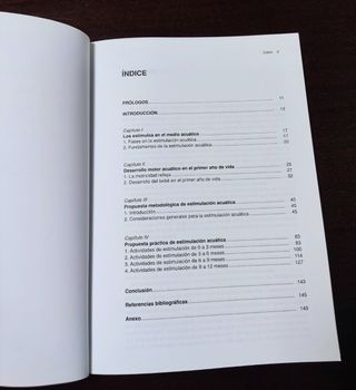 Libro Estimulación acuática para bebés (INDE)