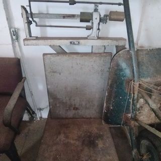 Báscula industrial antigua. Marca Mobba.NEGOCIABLE