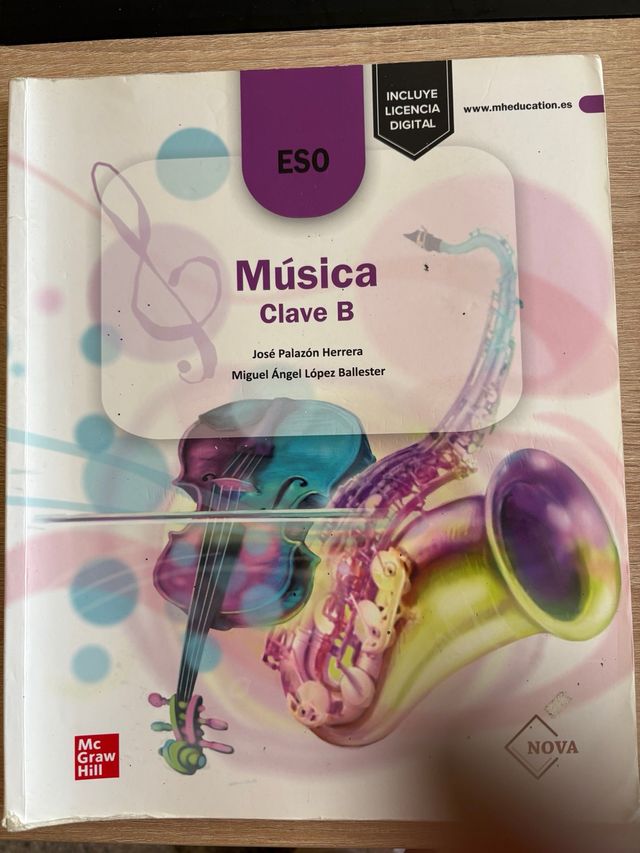 Libro Música Clave B ESO