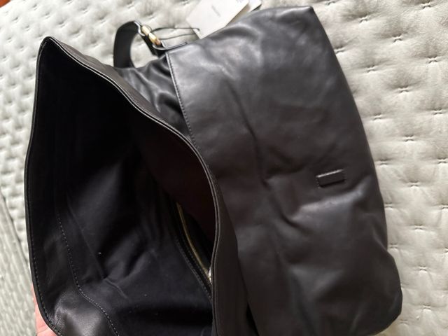 Bolso Negro Mango Hebilla Dorada