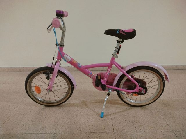 Bicicleta Niña 16 Btwin Rosa