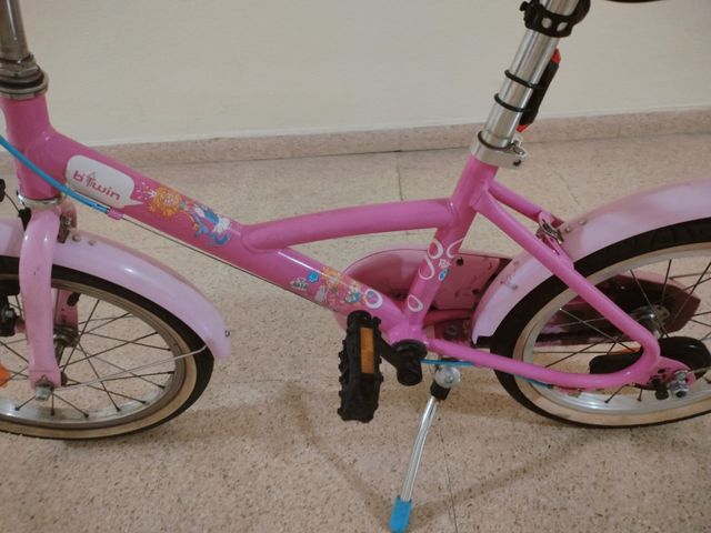 Bicicleta Niña 16 Btwin Rosa