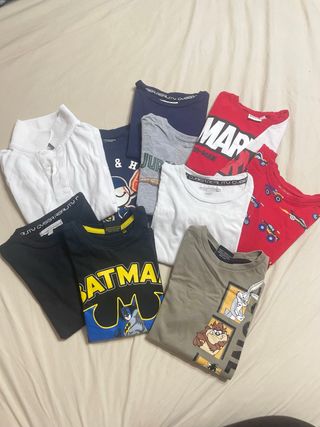 Lotto 10 maglie cotone manica lunga