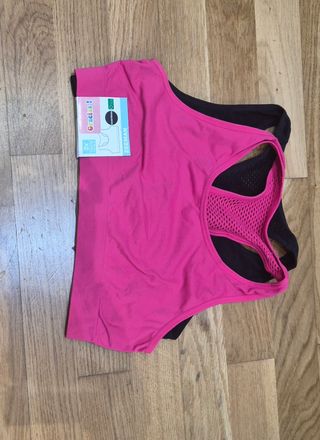 Conjunto deportivo niña 14-16 años rosa y negro 