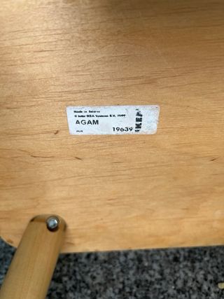Silla de comedor para niños de madera. 2 Uds disp