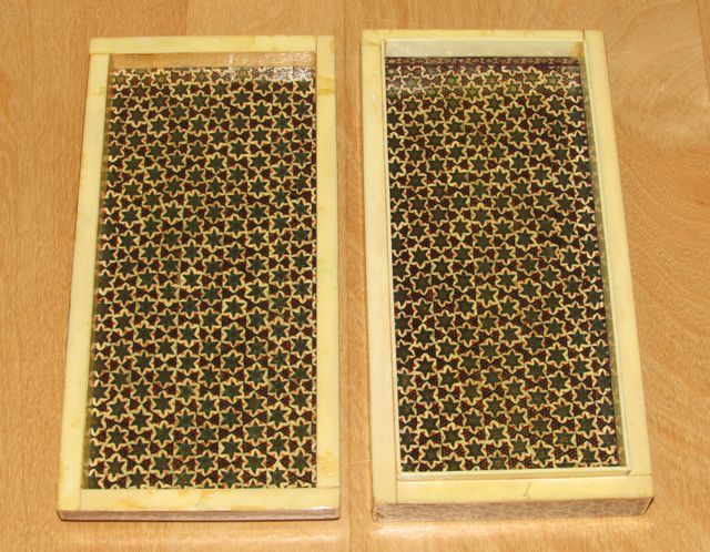 Caja joyero oriental Irán Khatam Jatam persa 20x10