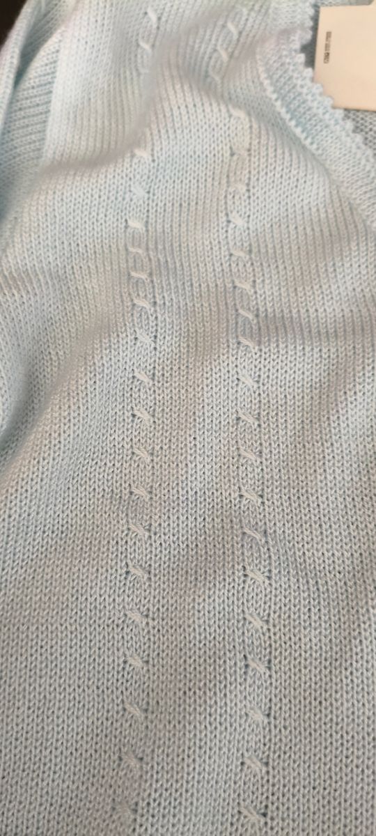 Cardigan blu per neonati. Miranda