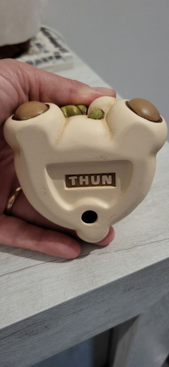 Orsetto Thun 11 cm con quadrifoglio