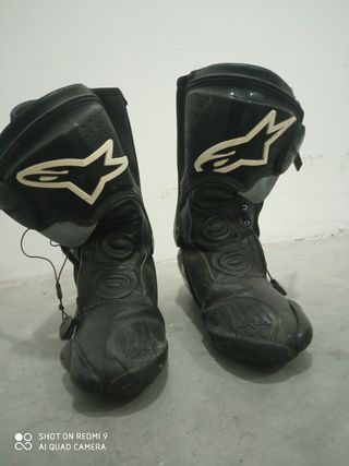 Botas Moto Alpinestar SMX Talla 44 Negras