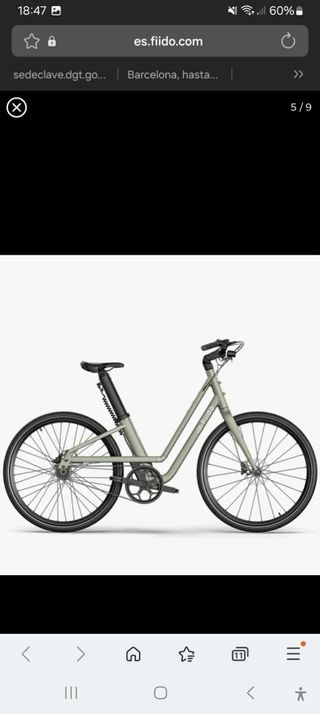 Bicicleta Fiido nueva con caja falta montarla